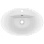 Luxuriöses Waschbecken mit mattweißem Keramiküberlauf 58,5 x 39 cm von vidaXL, Sinkt - Ref: Foro24-146932, Preis: 100,66 €, R...