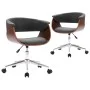 Swivel dining chairs 2 units gray fabric by vidaXL, dining chairs - Ref: Foro24-3054884, Price: 300,29 €, Discount: %