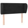 Kopfteil aus schwarzem Samt, 103 x 23 x 78/88 cm von , Kopf- und Fußteile - Ref: Foro24-3117328, Preis: 49,20 €, Rabatt: %