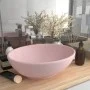 Lavabo de lujo ovalado cerámica rosa mate 40x33 cm de vidaXL, Lavabos - Ref: Foro24-146922, Precio: 65,88 €, Descuento: %