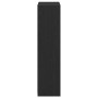 Armario Roble negro 80 x 50 x 200 cm Madera contrachapada