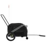 Remolque de bicicleta mascotas hierro tela Oxford gris negro de , Cochecitos para mascotas - Ref: Foro24-93902, Precio: 117,4...