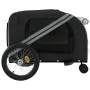 Remolque de bicicleta mascotas hierro tela Oxford gris negro de , Cochecitos para mascotas - Ref: Foro24-93902, Precio: 117,4...