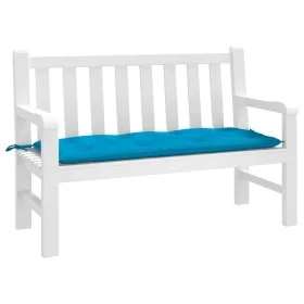 Cojín de banco de jardín tela Oxford azul 120x50x7 cm de , Cojines para sillas y sofás - Ref: Foro24-361587, Precio: 28,10 €,...