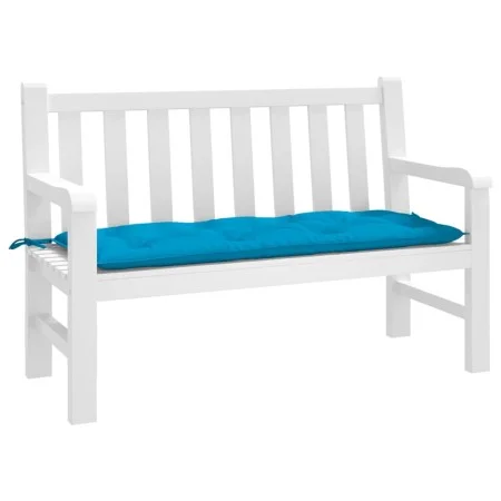 Garden bench cushion Oxford fabric blue 120x50x7 cm by , Cushions for chairs and sofas - Ref: Foro24-361587, Price: 28,04 €, ...