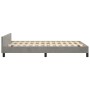 Estructura cama con cabecero terciopelo gris claro 120x190 cm de , Camas y somieres - Ref: Foro24-3270578, Precio: 168,17 €, ...