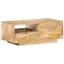 Solid mango wood coffee table 90x50x35 cm by vidaXL, Coffee table - Ref: Foro24-320467, Price: 198,56 €, Discount: %