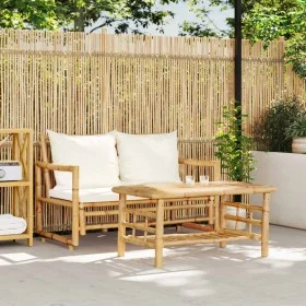 Garden sofa set with cushions 2 pieces bamboo by , Garden sets - Ref: Foro24-365870, Price: 236,99 €, Discount: %