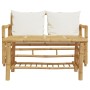 Gartensofagarnitur mit Kissen 2 Stück Bambus von , Gartensets - Ref: Foro24-365870, Preis: 242,04 €, Rabatt: %