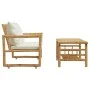 Garden sofa set with cushions 2 pieces bamboo by , Garden sets - Ref: Foro24-365870, Price: 236,99 €, Discount: %
