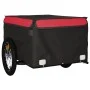 Remolque para bicicleta hierro negro y rojo 45 kg de , Remolques para bicicletas - Ref: Foro24-94083, Precio: 102,96 €, Descu...
