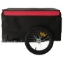 Remolque para bicicleta hierro negro y rojo 45 kg de , Remolques para bicicletas - Ref: Foro24-94083, Precio: 102,96 €, Descu...