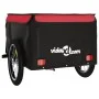 Remolque para bicicleta hierro negro y rojo 45 kg de , Remolques para bicicletas - Ref: Foro24-94083, Precio: 102,96 €, Descu...