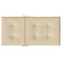 Cojín de silla de jardín respaldo bajo 4 uds tela Oxford beige de , Cojines para sillas y sofás - Ref: Foro24-47565, Precio: ...