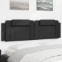 Black synthetic leather padded bed headboard 180 cm by , Headboards and footboards - Ref: Foro24-374804, Price: 53,60 €, Disc...