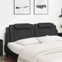 Gepolstertes Bettkopfteil aus schwarzem Kunstleder, 180 cm von , Kopf- und Fußteile - Ref: Foro24-374804, Preis: 54,44 €, Rab...