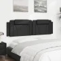 Black synthetic leather padded bed headboard 180 cm by , Headboards and footboards - Ref: Foro24-374804, Price: 53,60 €, Disc...