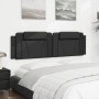 Gepolstertes Bettkopfteil aus schwarzem Kunstleder, 180 cm von , Kopf- und Fußteile - Ref: Foro24-374804, Preis: 54,44 €, Rab...