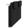 Black synthetic leather padded bed headboard 180 cm by , Headboards and footboards - Ref: Foro24-374804, Price: 53,60 €, Disc...