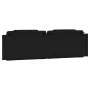 Black synthetic leather padded bed headboard 180 cm by , Headboards and footboards - Ref: Foro24-374804, Price: 53,60 €, Disc...