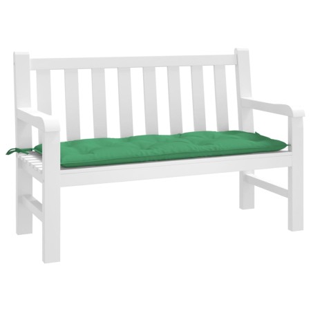 Cojín de banco de jardín tela Oxford verde 120x50x7 cm de , Cojines para sillas y sofás - Ref: Foro24-361588, Precio: 28,10 €