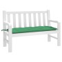 Cojín de banco de jardín tela Oxford verde 120x50x7 cm de , Cojines para sillas y sofás - Ref: Foro24-361588, Precio: 28,10 €
