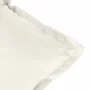 Stuhlkissen mit hoher Rückenlehne, 6 Stück, cremefarbener Melange-Stoff, 120x50x7cm. von , Kissen für Stühle und Sofas - Ref:...