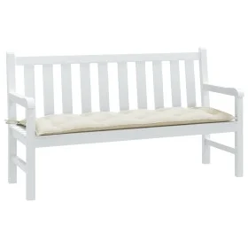 Sitzkissen für Gartenbank in Creme-Melange-Stoff 150x50x7 cm. von , Kissen für Stühle und Sofas - Ref: Foro24-4002555, Preis:...
