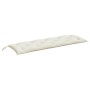 Cojín para banco de jardín tela crema melange 150x50x7 cm by , Cushions for chairs and sofas - Ref: Foro24-4002555, Price: 32...