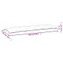 Cojín para banco de jardín tela crema melange 150x50x7 cm by , Cushions for chairs and sofas - Ref: Foro24-4002555, Price: 32...
