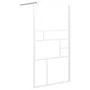 Barrierefreie Duschwand ESG Weißglas 115x195 cm von , Duschwände und Duschwände - Ref: Foro24-151871, Preis: 162,18 €, Rabatt: %