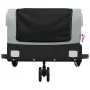 Black and gray iron bicycle trailer 30 kg by , Bicycle trailers - Ref: Foro24-94056, Price: 82,67 €, Discount: %