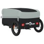 Fahrradanhänger aus schwarzem und grauem Eisen, 30 kg von , Fahrradanhänger - Ref: Foro24-94056, Preis: 84,13 €, Rabatt: %