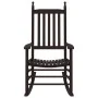 Mecedoras con asiento curvo 2 uds madera álamo maciza marrón de , Sillas de jardín - Ref: Foro24-3281587, Precio: 268,66 €, D...