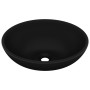 Luxuriöses ovales Keramikwaschbecken mattschwarz 40x33 cm von vidaXL, Sinkt - Ref: Foro24-146931, Preis: 70,95 €, Rabatt: %