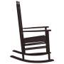 Schaukelstühle mit gebogenem Sitz, 2 Stück, massives Pappelholz, braun von , Gartenstühle - Ref: Foro24-3281587, Preis: 273,9...