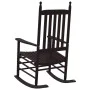 Rocking chairs with curved seat 2 pcs solid poplar wood brown by , Garden chairs - Ref: Foro24-3281587, Price: 269,04 €, Disc...