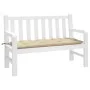 Cojín de banco de jardín tela Oxford beige 120x50x7 cm de , Cojines para sillas y sofás - Ref: Foro24-361586, Precio: 37,45 €...