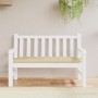 Gartenbankkissen beige Oxford-Stoff 120x50x7 cm von , Kissen für Stühle und Sofas - Ref: Foro24-361586, Preis: 37,45 €, Rabat...