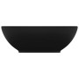 Luxuriöses ovales Keramikwaschbecken mattschwarz 40x33 cm von vidaXL, Sinkt - Ref: Foro24-146931, Preis: 70,95 €, Rabatt: %