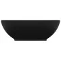 Luxury oval matte black ceramic sink 40x33 cm by vidaXL, Sinks - Ref: Foro24-146931, Price: 70,95 €, Discount: %