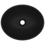 Luxury oval matte black ceramic sink 40x33 cm by vidaXL, Sinks - Ref: Foro24-146931, Price: 70,95 €, Discount: %