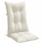 Kissen für Hochlehner, 4 Stück, cremefarbener Melange-Stoff, 120 x 50 x 7 cm von , Kissen für Stühle und Sofas - Ref: Foro24-...