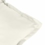 Kissen für Hochlehner, 4 Stück, cremefarbener Melange-Stoff, 120 x 50 x 7 cm von , Kissen für Stühle und Sofas - Ref: Foro24-...