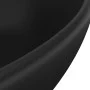 Luxury oval matte black ceramic sink 40x33 cm by vidaXL, Sinks - Ref: Foro24-146931, Price: 70,95 €, Discount: %