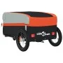 Remolque para bicicleta hierro negro y naranja 30 kg de , Remolques para bicicletas - Ref: Foro24-94054, Precio: 82,67 €, Des...