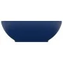 Ovales Luxuswaschbecken aus matt dunkelblauer Keramik, 40 x 33 cm von vidaXL, Sinkt - Ref: Foro24-146924, Preis: 56,12 €, Rab...