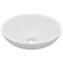 Ovales Luxuswaschbecken aus mattweißer Keramik, 40 x 33 cm von vidaXL, Sinkt - Ref: Foro24-146921, Preis: 88,60 €, Rabatt: %