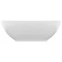 Matte white ceramic oval luxury washbasin 40x33 cm by vidaXL, Sinks - Ref: Foro24-146921, Price: 88,60 €, Discount: %