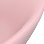 Luxurious sink with matte pink ceramic overflow 58.5x39 cm by vidaXL, Sinks - Ref: Foro24-146933, Price: 93,09 €, Discount: %
